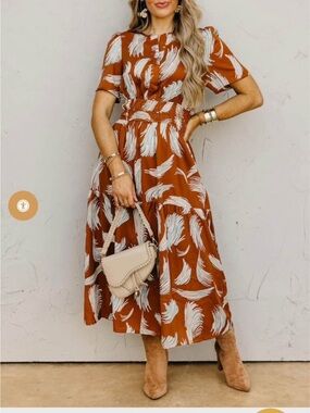 The Florence Tiered Midi Dress